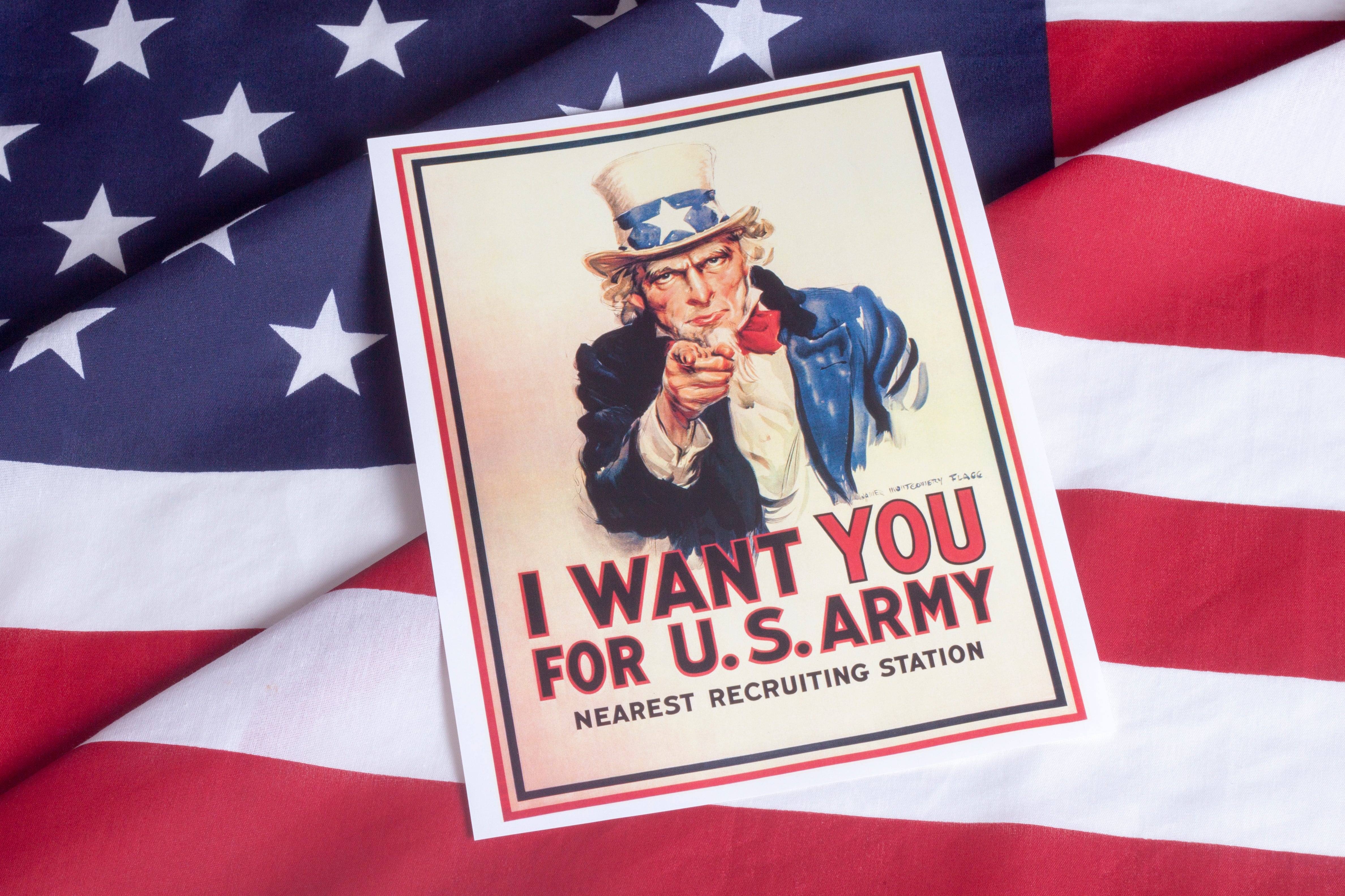 I want you for the U.S. Army nearest recruiting station Uncle Sam